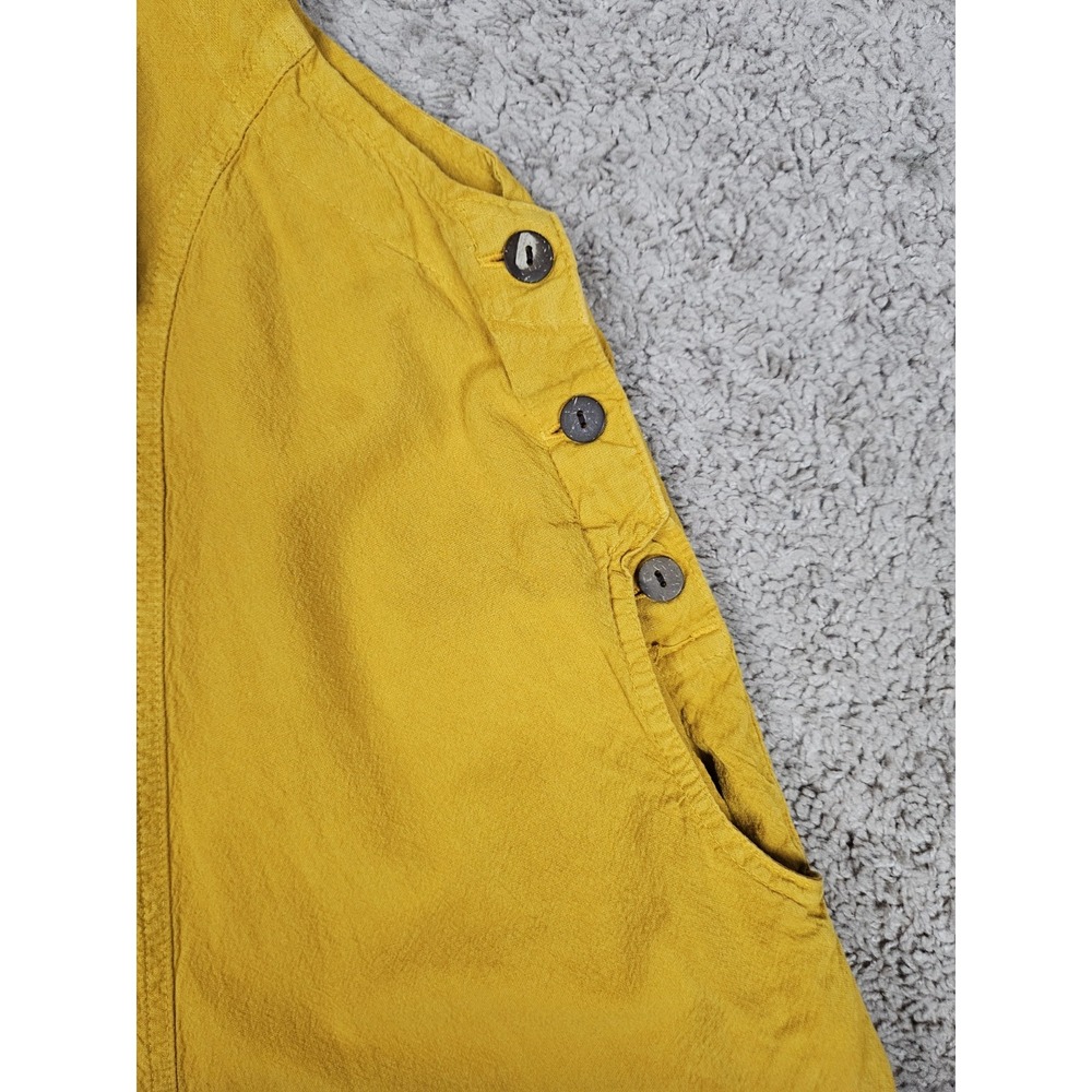 Harem Baggy Jumpsuit Overalls Mustard S/M Hippie 100% Cotton Nepal Cargo Womens - Picture 6 of 7